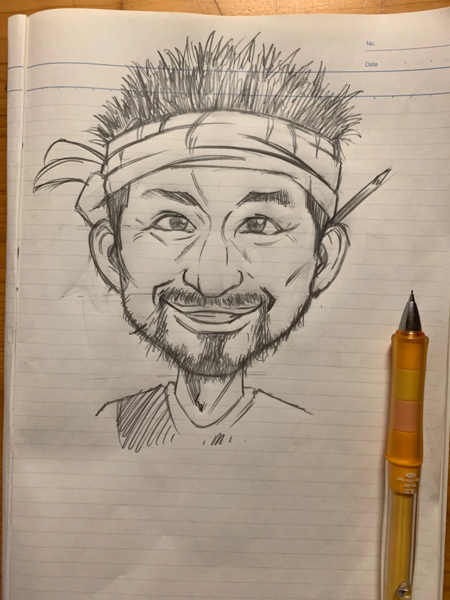 大西組、職人の似顔絵を描いて行こうと思います。「石川県で型枠工事の求人募集」